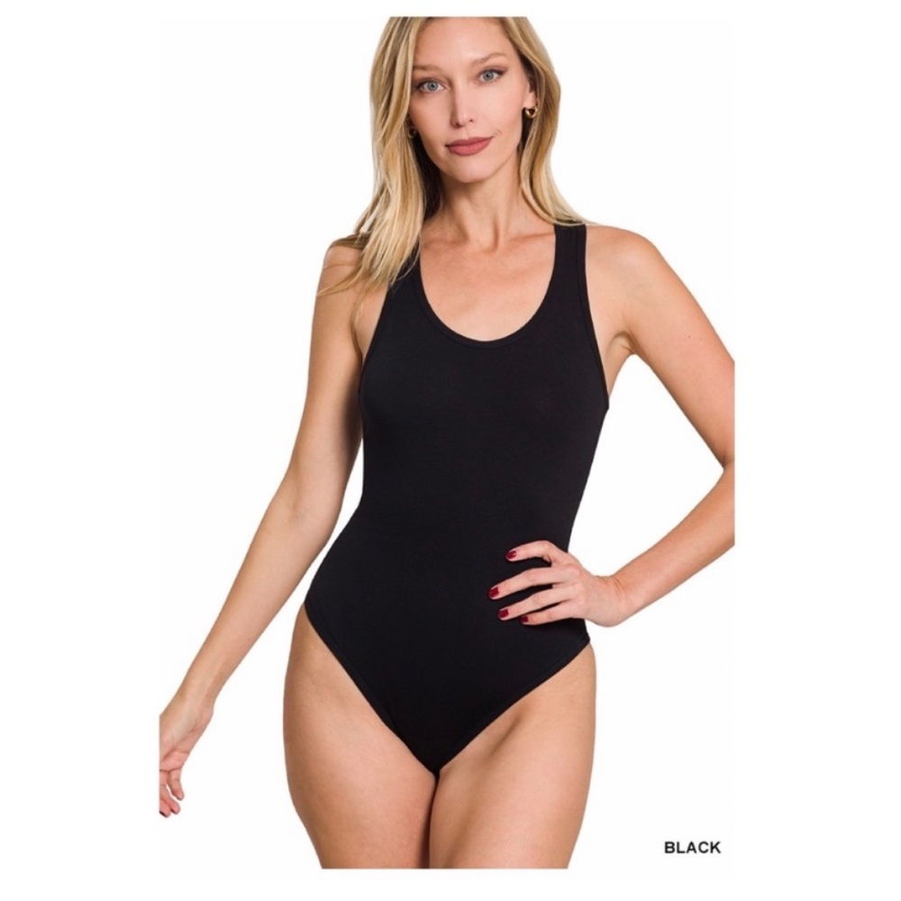 NEW Black Tank Bodysuit